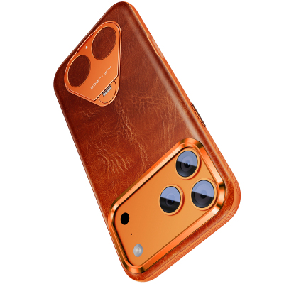 复古油蜡奢华17手机壳真皮高端