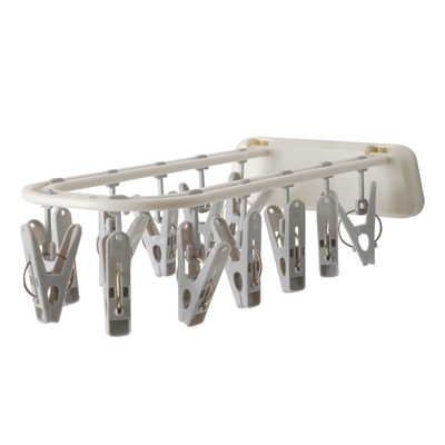 免打孔多夹晾晒架收纳神器可折叠