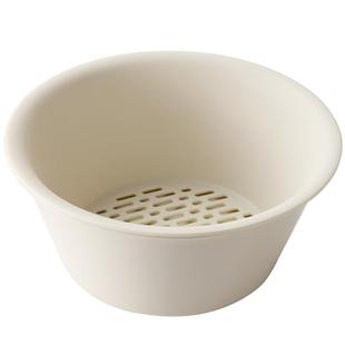 米立风物洗水果沥水篮小号双层厨房菜篮子洗菜水果盘客厅茶几家用