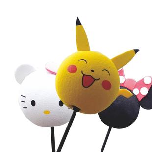 汽车天线球装饰品公仔个性创意奔腾小马大众polo五菱宏光mini车顶