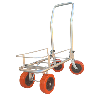 采摘运输车大棚推拉车便捷式手推折叠车瓜果蔬菜多用途运输工具车