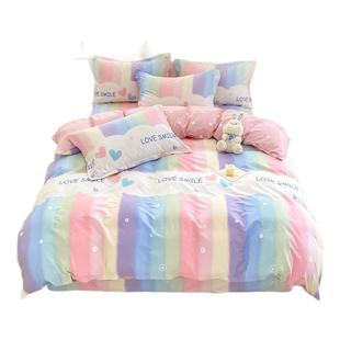 四件套纯棉全棉2025年新款床上用品床单被套3学生4夏天宿舍三件套