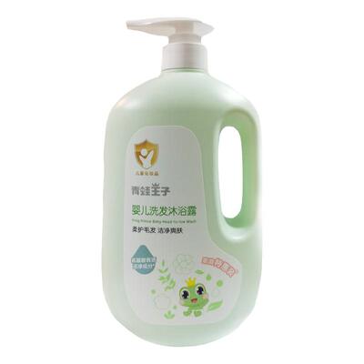 青蛙王子婴儿洗发沐浴露二合一山茶油系列儿童洗发水沐浴露1.1kg