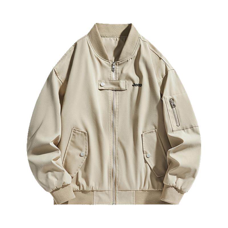Jeep吉普棒球服飞行员外套男春季