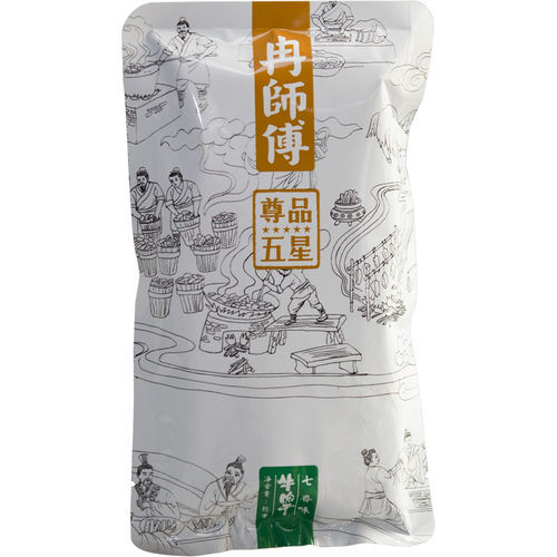 冉师傅五星牛肉干250g古法原切大块散装手撕重庆老字号万州特产