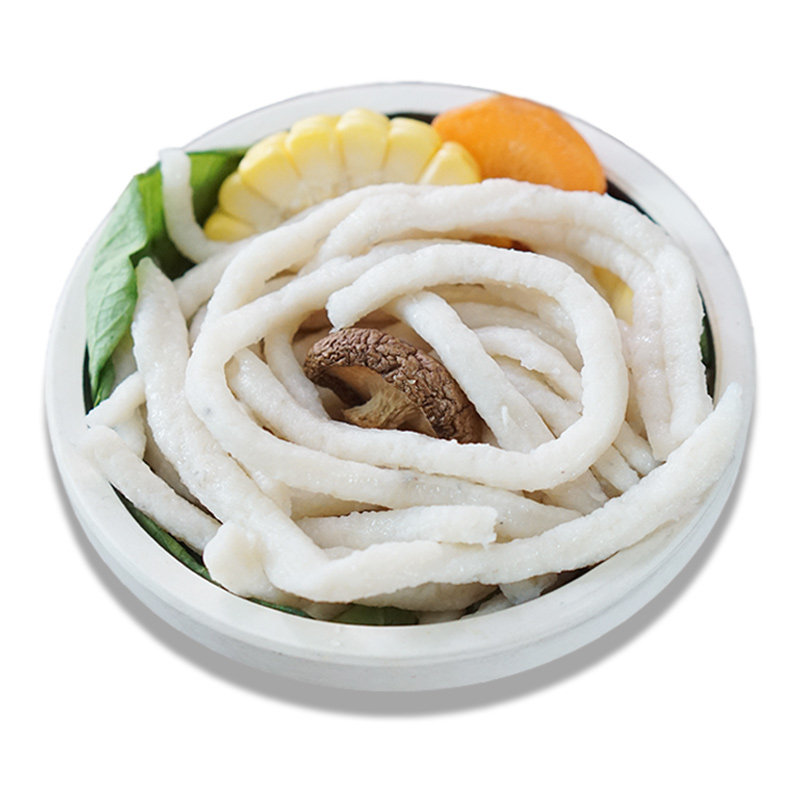 平潭特产手工【鱼面】500克 福州平潭鱼丸小吃海鲜丸子火锅包邮