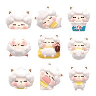 懒羊羊的日常盲盒手办喜羊羊与灰太狼懒洋洋公仔周边玩偶桌面摆件