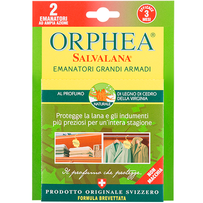 ORPHEA/奥菲雅天然羊毛羊绒丝绸防霉防蛀香片衣柜衣帽间用雪松香
