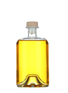 凹底750ml酒瓶无铅玻璃密封带盖