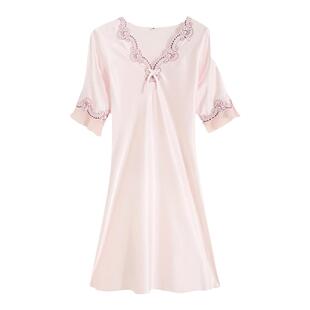 高级感真丝睡衣女性感睡裙高级感套装送礼妈妈母亲节礼盒装