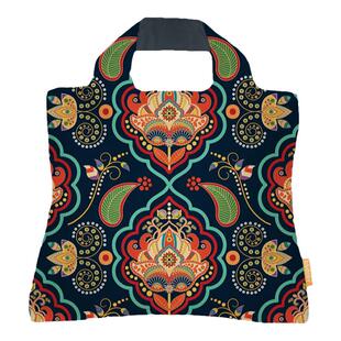 波西米亚经典折叠环保购物袋旅行收纳袋买菜包展会礼品袋来图定制