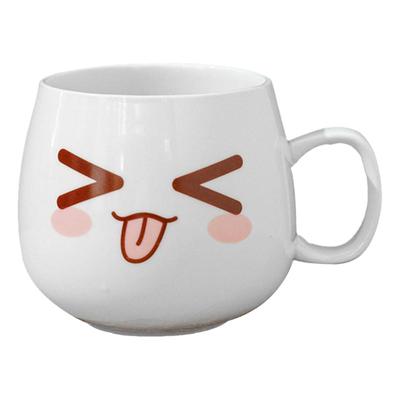 马克杯带盖勺咖啡杯家用情侣喝水杯杯子男生女生办公室茶杯