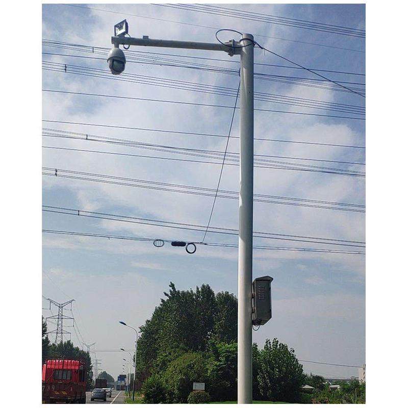 江苏不锈钢监控杆支架小区监控立杆不锈钢立柱2 3 4 5 6 7 8