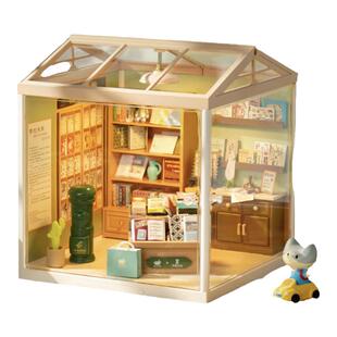 猫的天空之城猫空邮局超级世界diy手工小屋积木拼装玩具模型礼物