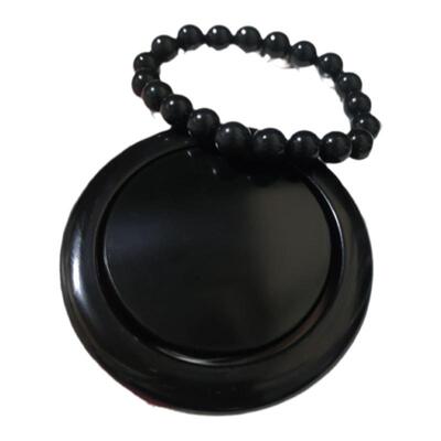 新疆塔手镯手串和田玉黑羊脂玉石