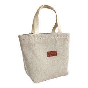 手提袋帆布包饭盒包带拉链杂物包女手提包通勤上班外出小手拎布包