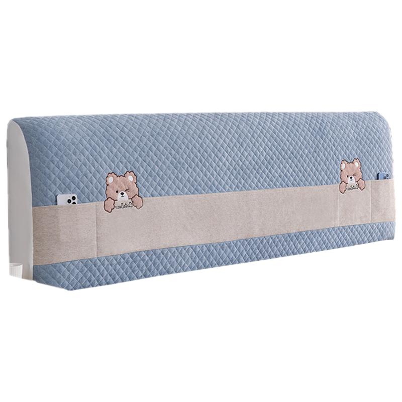 高级感床头布套罩遮丑神器加厚木床靠背软包全包万能通用2025新款