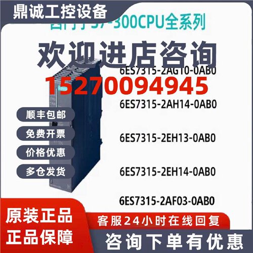 议价西门子CPU315-2DP,6ES7 315-2AF03/2AG10/2AH14/2EH13/2EH14-