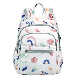 妈咪包双肩包宝妈带娃外出背包休闲百搭遛娃母婴包小型轻便多功能