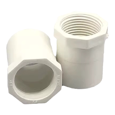 PVC内丝直接白色内螺直通