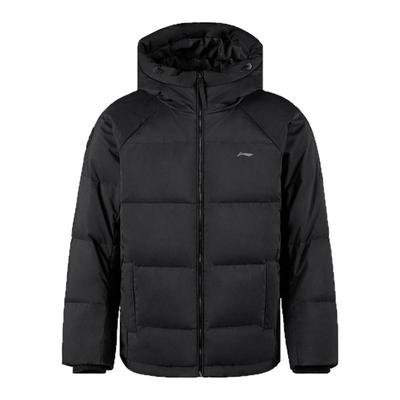 李宁羽绒服女子连帽运动休闲外套