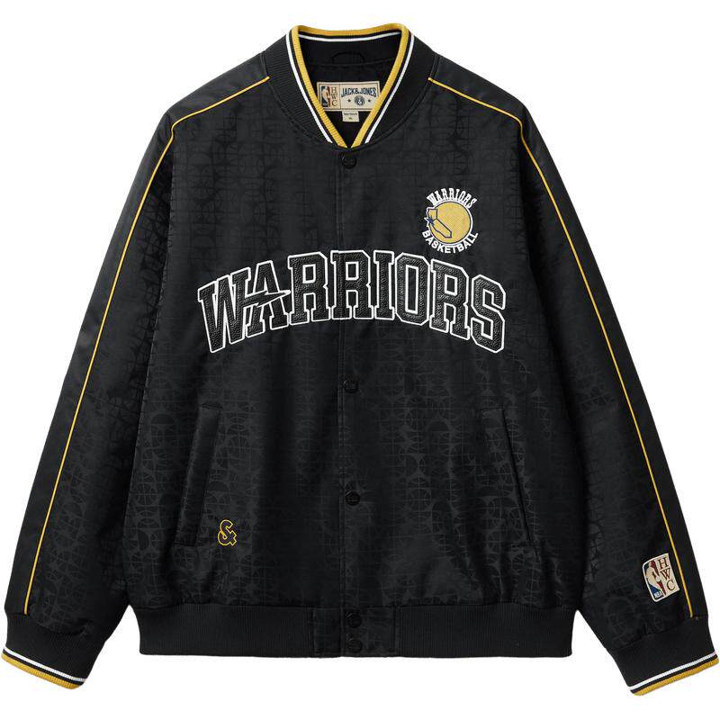 【NBA HWC复古球标系列】杰克琼斯冬季男装新款棉服满印226409015
