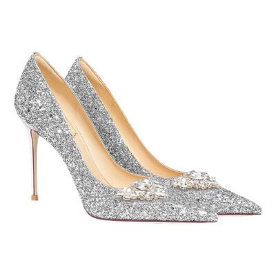 HolyRose亮片水晶鞋宴会礼服鞋