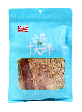 青岛十大特产山前江手撕风琴鱿鱼