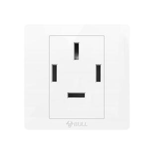 公牛25A三相四线工业插头插座面板86型三相电四孔墙壁380V大功率