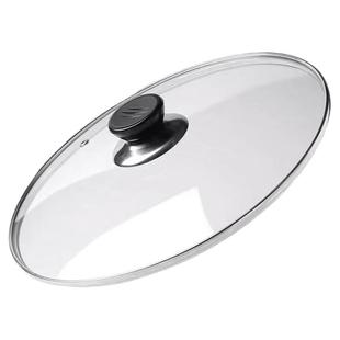 通用锅盖家用钢化玻璃32cm炒锅30/28/26透明耐高温炒锅盖子厨房