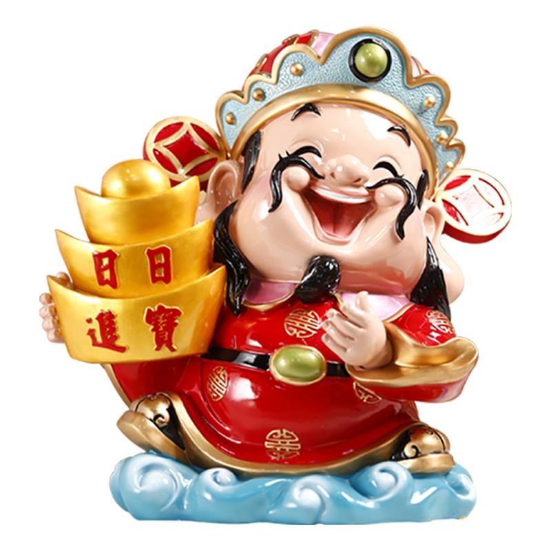 妙工坊钱罐公司酒店大堂财神爷