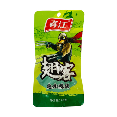 广西特产春江泡椒鸭翅40g真空装