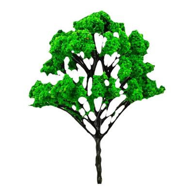 DIY沙盘建筑模型材料制作桃树