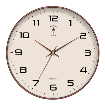 北极星钟表挂钟客厅2026新款时钟客厅挂墙挂表静音大牌官方旗舰店