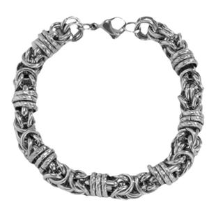 霸气龙骨手链男士潮牌 钛钢简约大方手镯ins小众设计女酷复古手饰