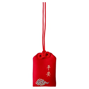 空福袋平安符袋护身朱砂包香锦囊包红色布平安福胎毛发挂件保护套
