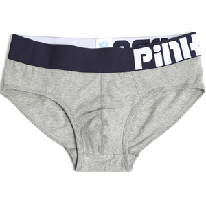 三条男士内裤男三角裤纯棉宽边全棉透气青年个性潮流男生红色短裤