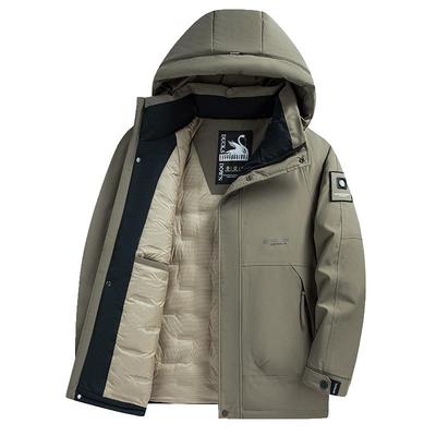 罗蒙基础大众连帽常规羽绒服