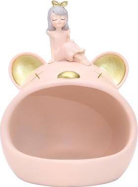 萌宠玄关轻奢装饰摆件北欧