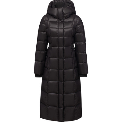 坦博尔鹅绒长款羽绒服女