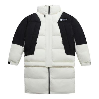 朱正廷中长款羽绒服熊猫羽绒服