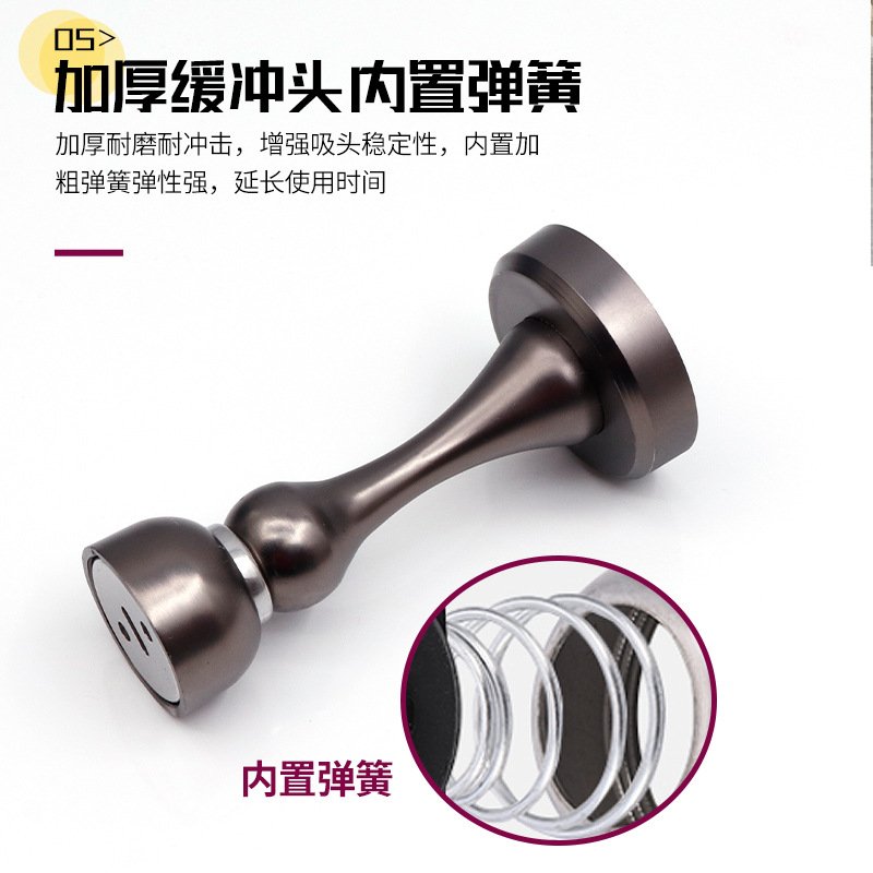 不锈钢门吸卧室防风吸门器卫生间门后防撞磁吸木门门碰免打孔门吸
