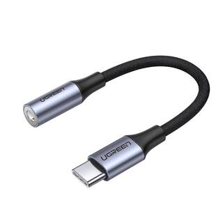 绿联typec耳机转接头转换头适用于华为vivo小米15苹果16手机typec转3.5mm圆孔音频耳机孔转typec转接口转换器