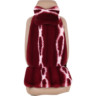冬季汽车坐垫冬毛绒保暖加厚座椅车载女士主驾驶座位垫子汽车座垫