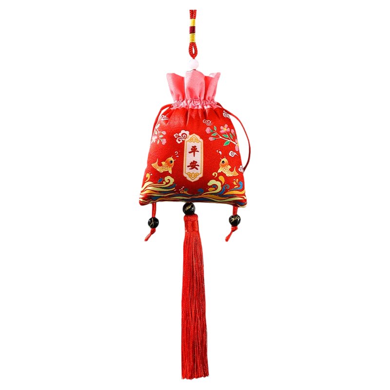 中秋节安康吉祥香包锦缎香囊空袋随身汉服挂饰古风汽车挂件小礼品