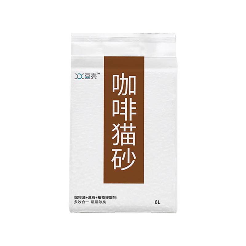 豆壳咖啡渣猫砂混合猫砂豆腐砂除臭低尘植物猫砂五重除臭豆腐猫砂