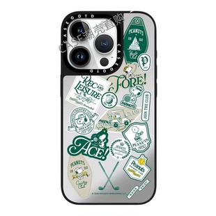 CASEOOTD史努比PEANUTS乡村俱乐部适用于iPhone17promax手机壳磁吸苹果17/16/15/14/pro/plus防摔保护壳13/12