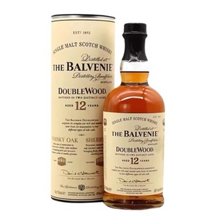 【裸瓶】balvenie百富12年双桶单一麦芽威士忌 700ml/瓶 原瓶进口