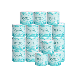 青青子衿卫生纸27卷有芯卷纸4层加厚卫生纸家用厕纸中国纸业