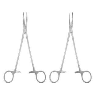 新华医疗医用分离结扎钳哑光无镀层肠钳皮钳血管止血钳弯头结扎钳